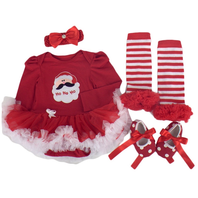 Four-piece Christmas Gift Newborn Clothing Set Baby - Image 5