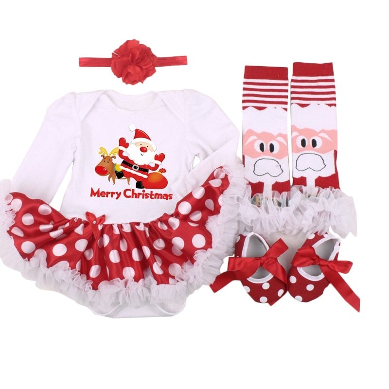 Four-piece Christmas Gift Newborn Clothing Set Baby - Image 4